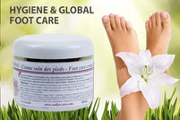 Crème hydratante soin des pieds aux huiles essentielles - Livraison offerte