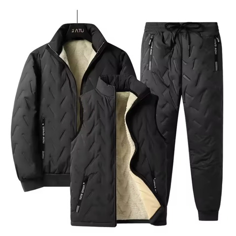 Ensemble survêtement thermique 3 pieces pour hommes et femmes - pantalon + pull + sweat à capuche - Livraison offerte