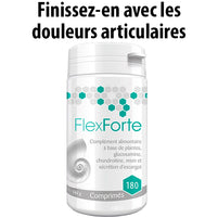 FlexForte - Complémentaire à base de plantes - pour en finir avec les douleurs articulaires - 180 gélules - Livraison Offerte